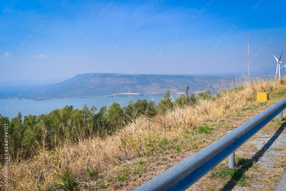 Fototapeta premium road on the mountain