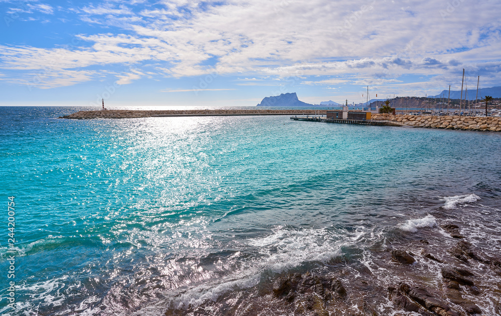 Moraira beach Portitxolet in Alicante Moraira beach Portitxolet in Alicante