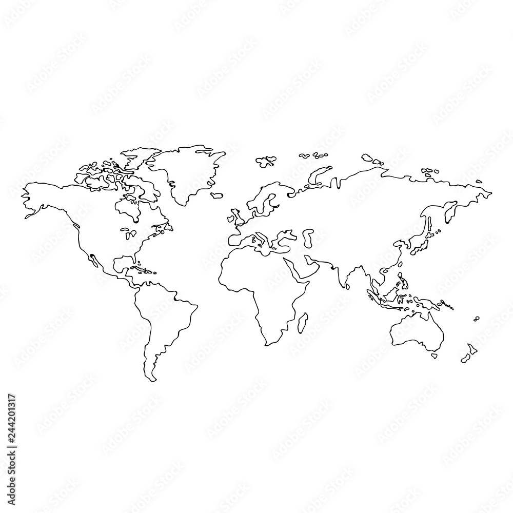 world map free from map style on background vector illustration world map free from map style on background vector illustration