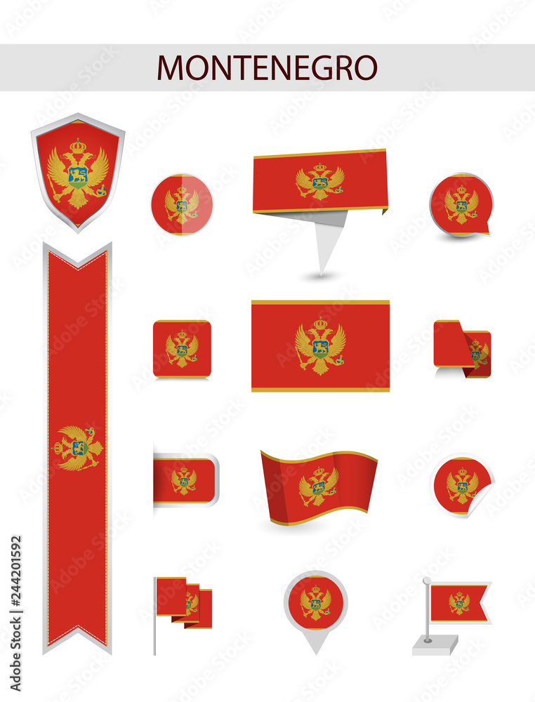 Montenegro Flat Flag Collection