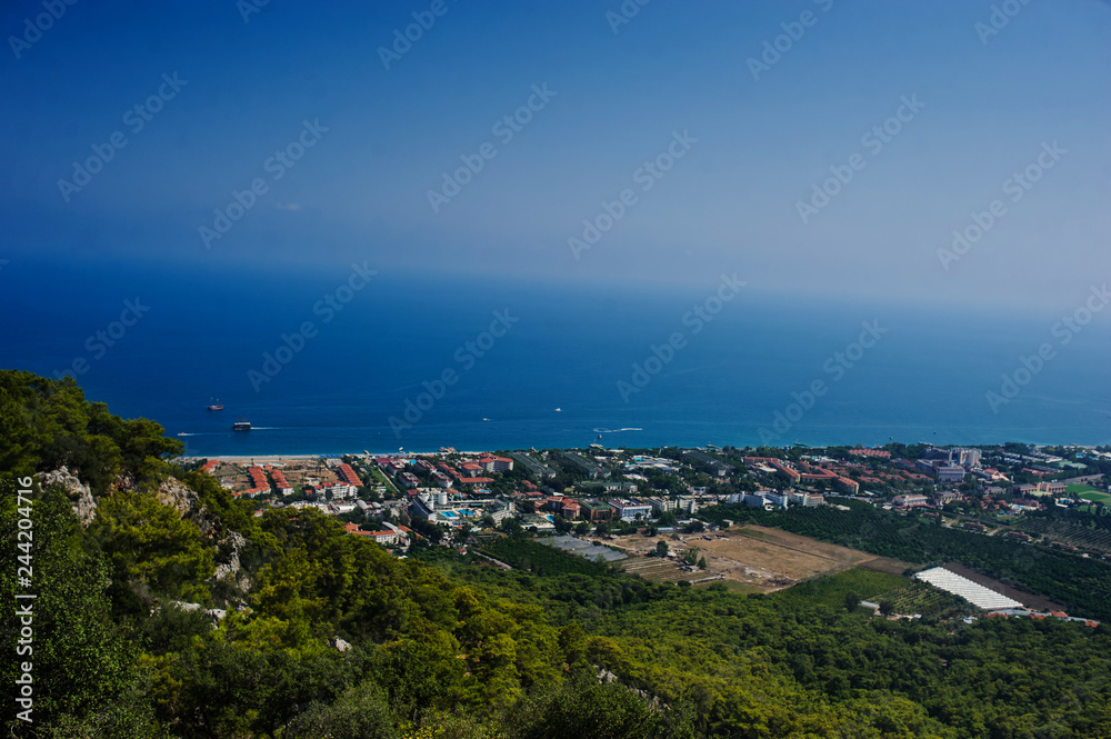 kemer view from the mountains