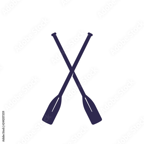 oars vector illustration