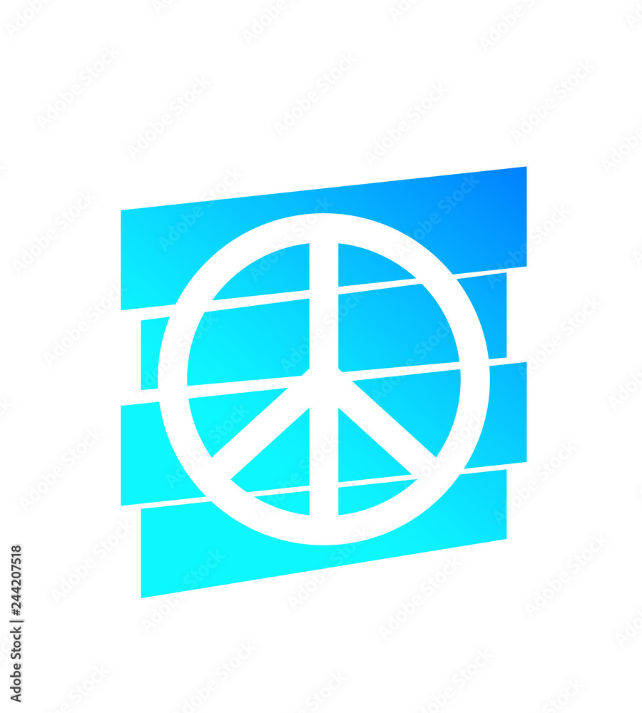 peace sign, vector poster design peace sign, vector poster design