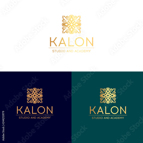 Monogram, abstract, beauty, emblem, elegant logo