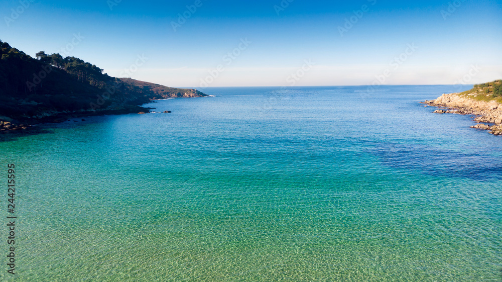 Fototapeta premium Beautiful aerial view of the sea