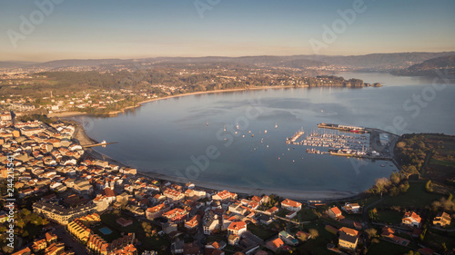 Fototapeta Naklejka Na Ścianę i Meble -  Aerial view spanish village