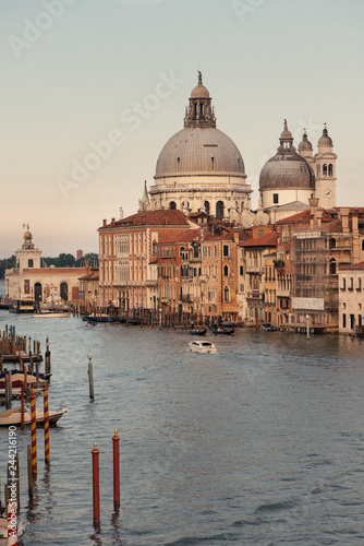 View of Venice. Grand Canale. Basilica of Santa Maria della Salute © Gioia