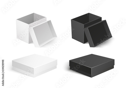 Cardboard Carton Container Isolated Icon Vector