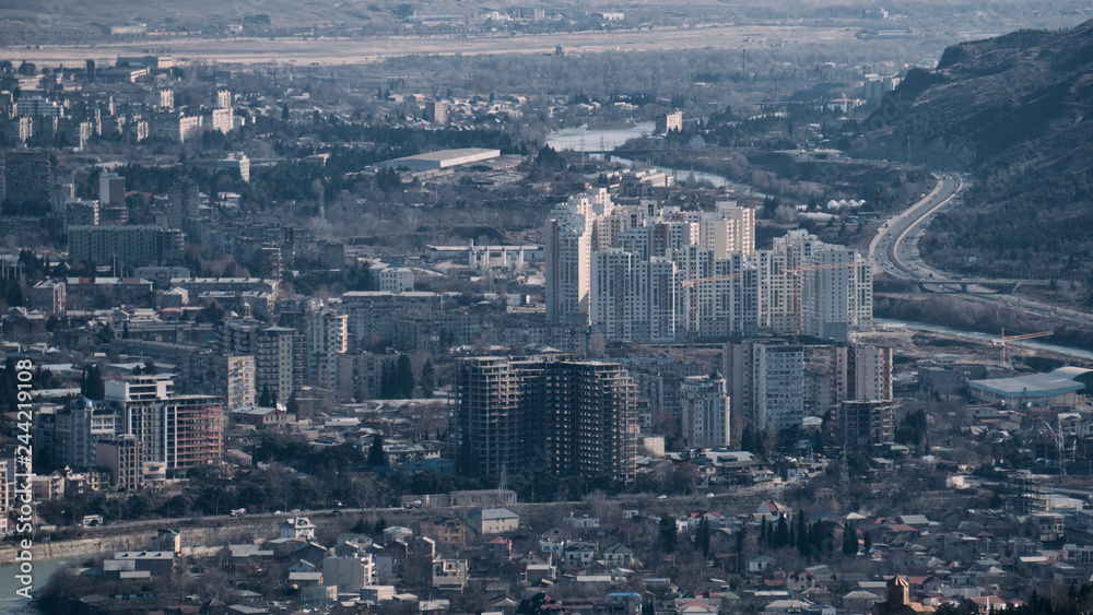 Fototapeta premium Concrete jungle - city landscape