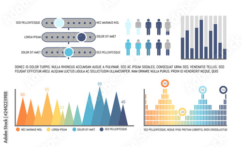 Infographics with Statistics and Numerical Data