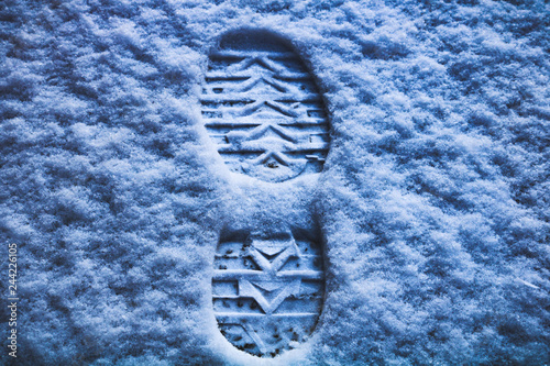 Snow Boot Print