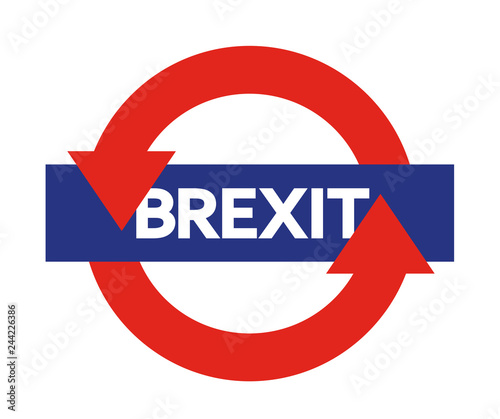 United Kingdom of Great Britain and Second Brexit referendum - voting is repeated and annulled. Vector illustration