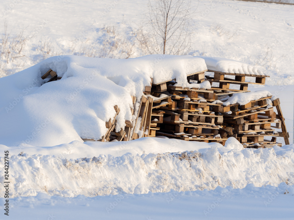 custom made wallpaper toronto digitallarge pallets in the snow