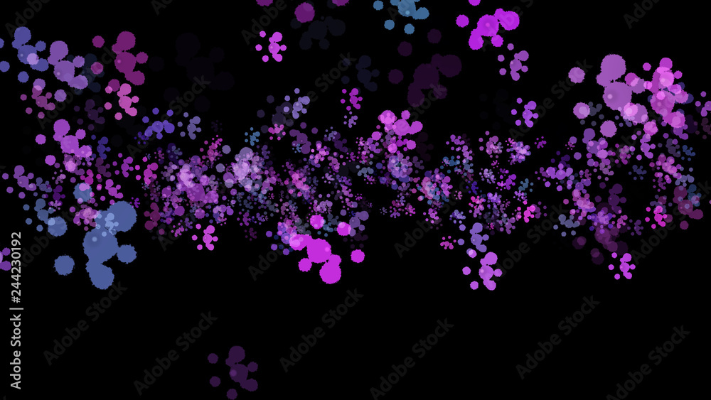 Background with paint. Divorces and drops. Periwinkles.