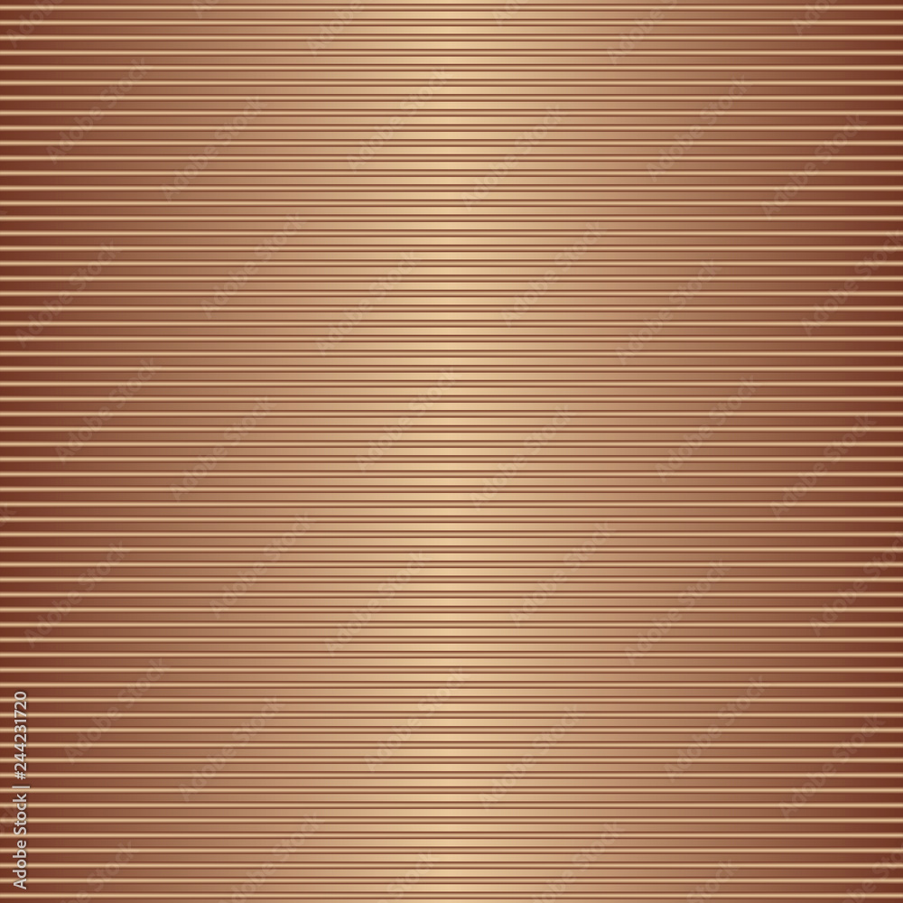 Shiny bronze gradient metal seamless striped pattern Shiny bronze gradient metal seamless striped pattern