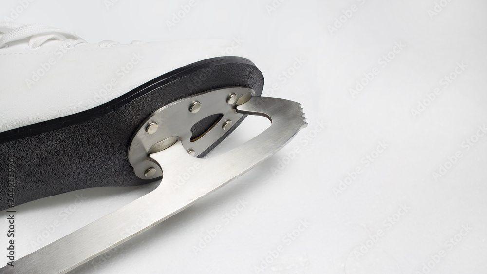 Pair of figure skates isolated on white background. Pair of figure skates isolated on white background.