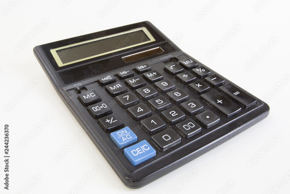 calculator isolated on white background calculator isolated on white background
