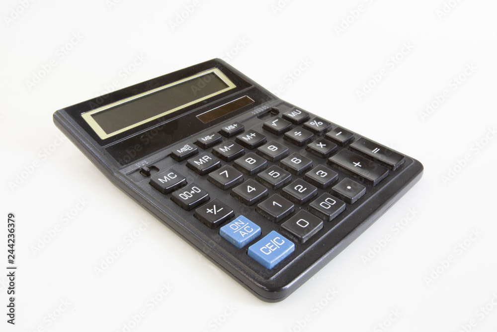 calculator isolated on white background calculator isolated on white background