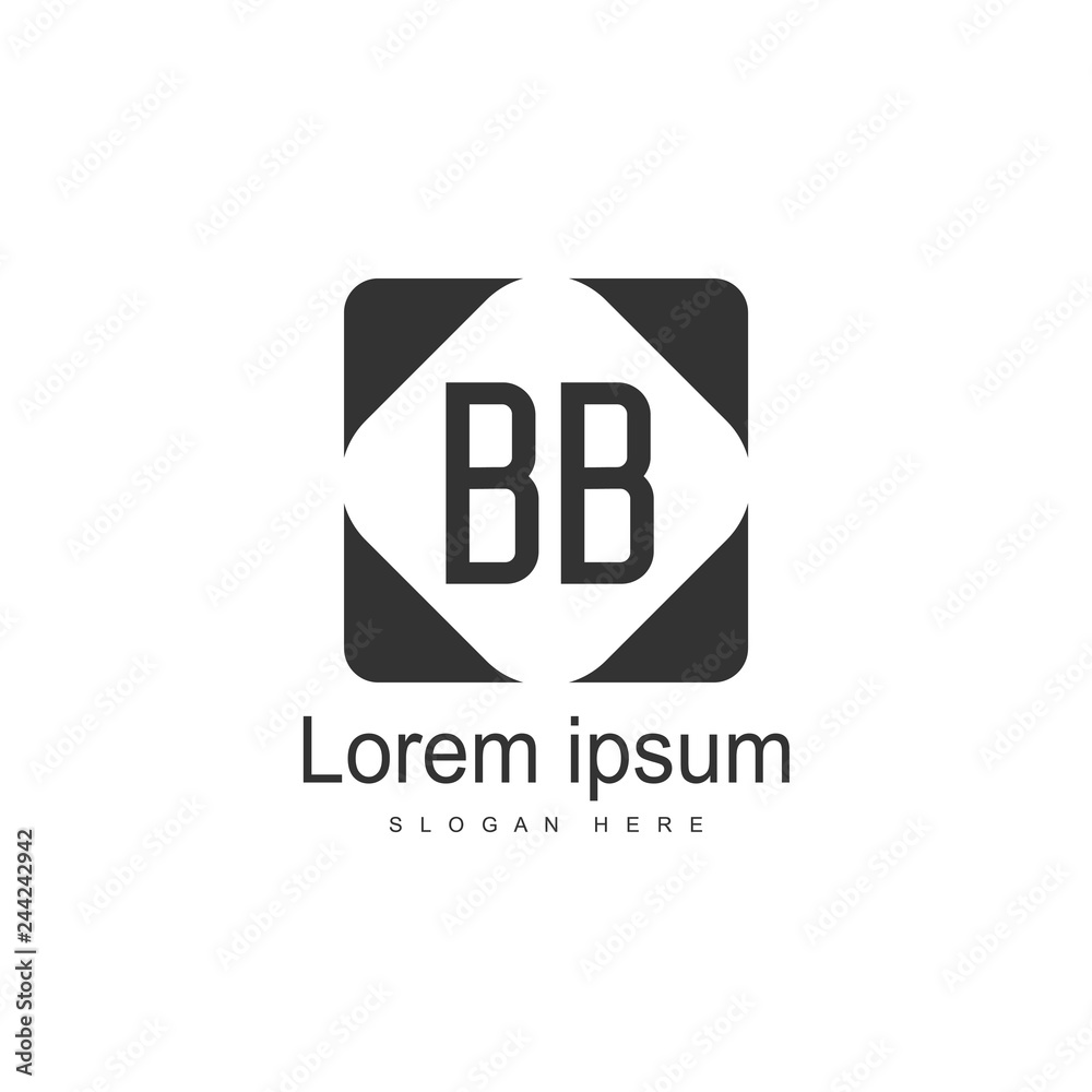 Letter Logo BB Template Vector Design Letter Logo BB Template Vector Design