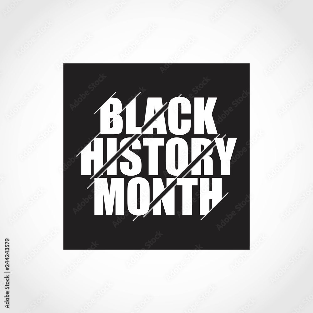 Black History Month Vector Template Black History Month Vector Template