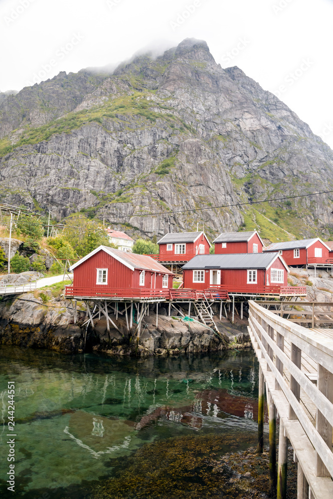 Nusfjord town in Norway