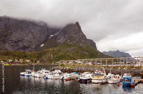 Nusfjord town in Norway