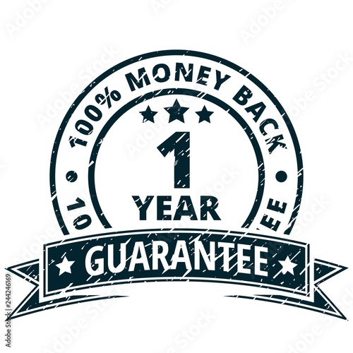 One year money back guarantee