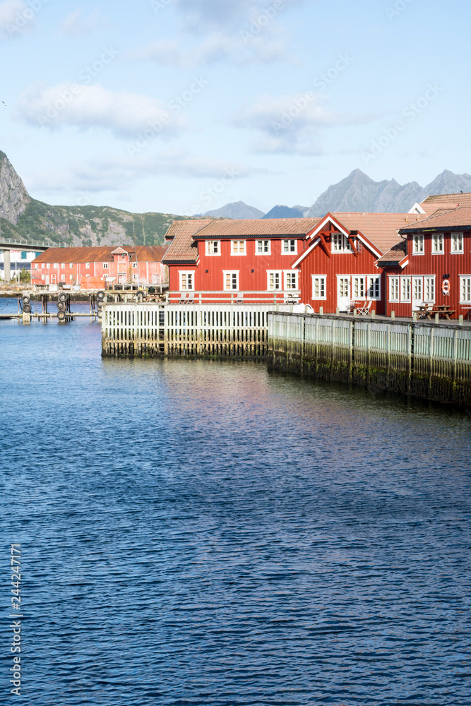 Harstad town in NOrway