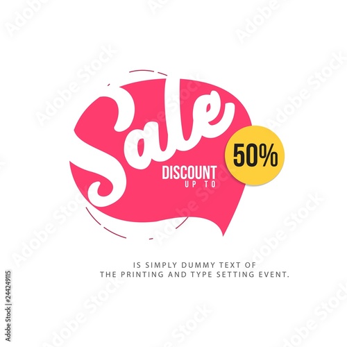 Banner sale vector template