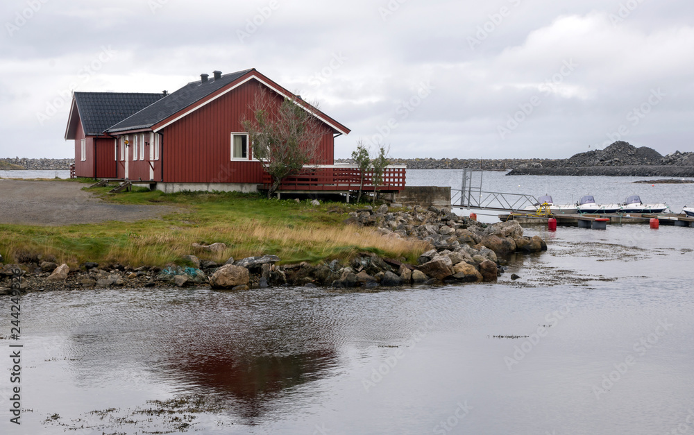 Nusfjord town in Norway Nusfjord town in Norway