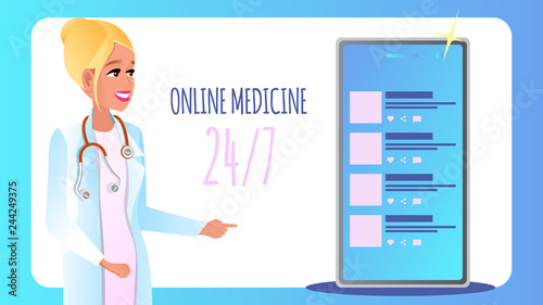 Banner Online Medicine Round Clock Seven Day Week
