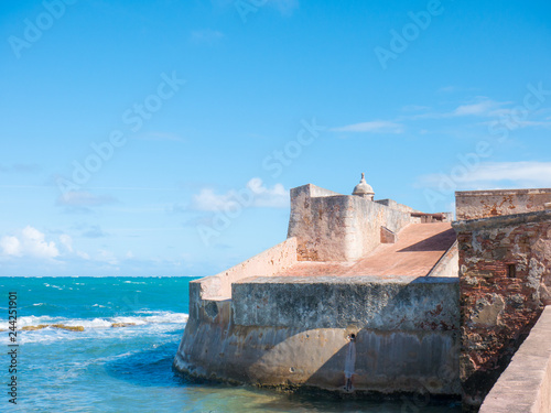 Fortin de San Geronimo de Boqueron (Fort San Geronimo), an abandonned fort in San Juan, Puerto Rico photo