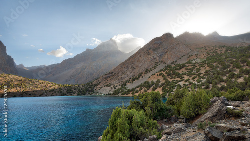 Alaudin Lake in the Fann Mountains, taken in Tajikistan in August 2018 taken in hdr