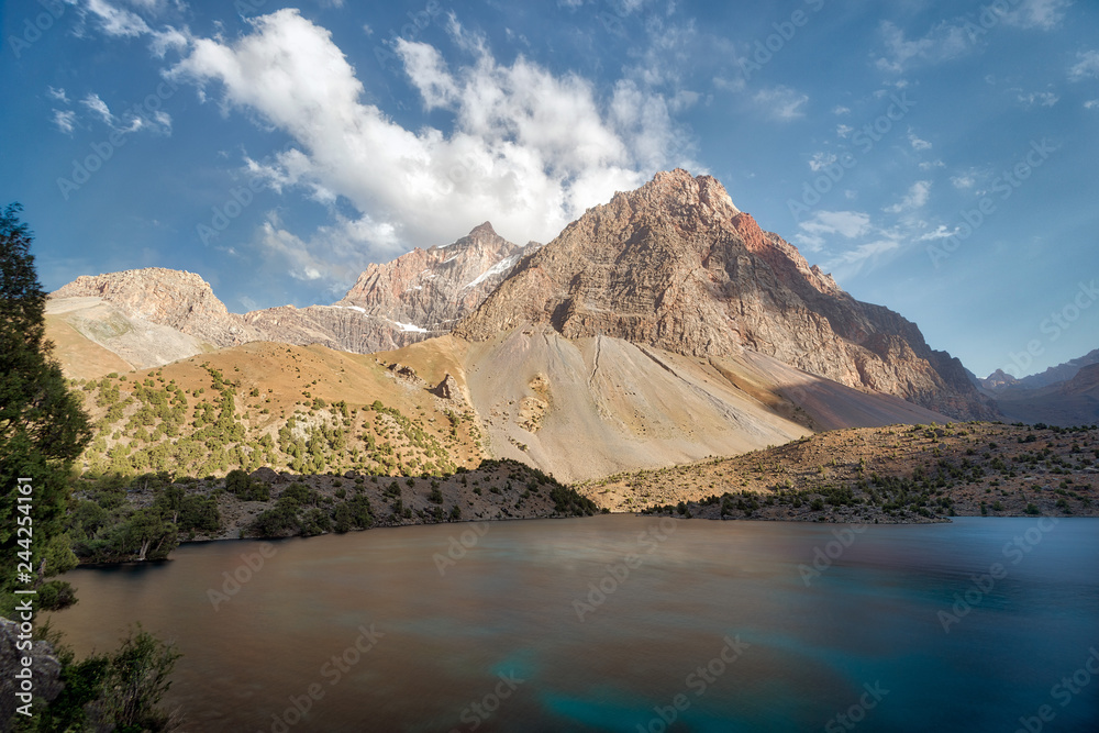 Alaudin Lake in the Fann Mountains, taken in Tajikistan in August 2018 taken in hdr