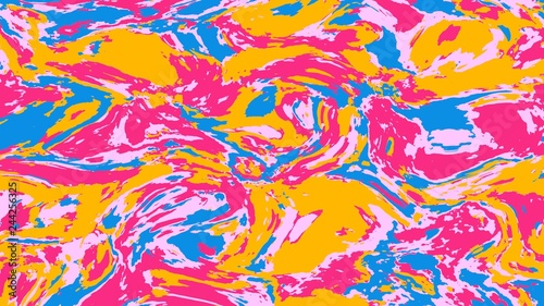 colorful abstract pattern with red, blue and pink color mixed.