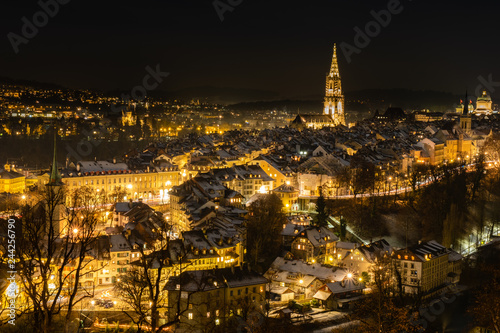 Berne by night, Switzerland, Europe