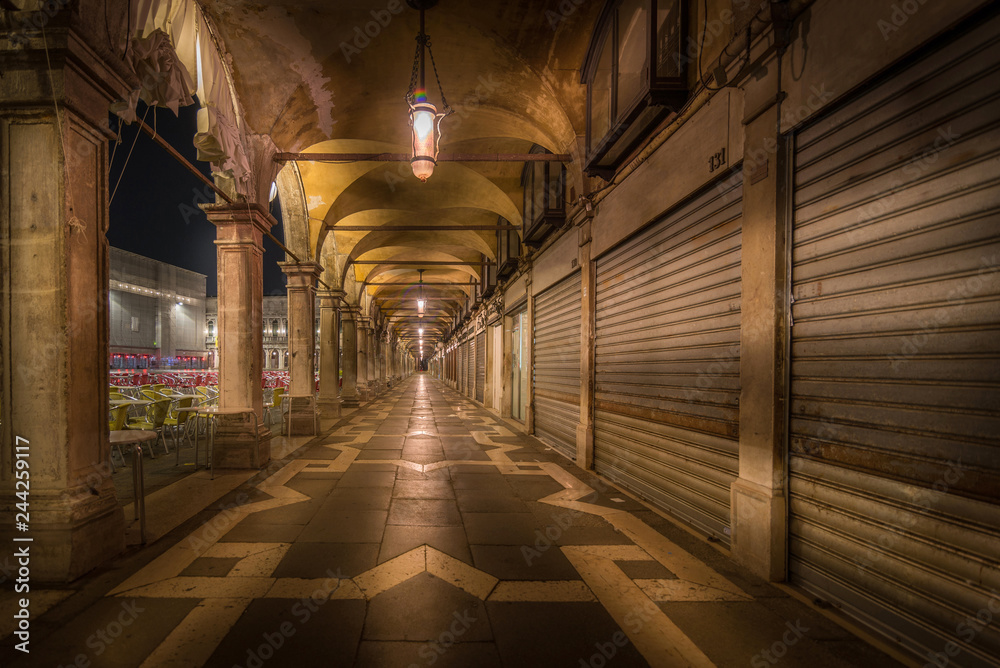 Passage in Venice on St.Marcos Sqaure