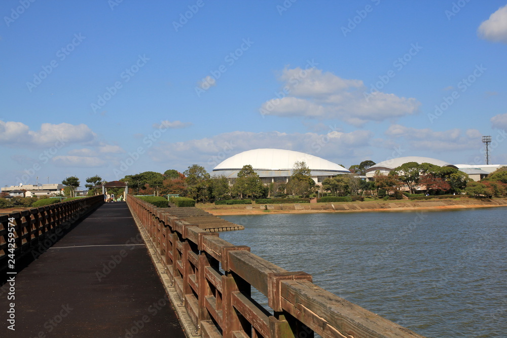 Obraz premium 駕与丁公園とかすやドーム