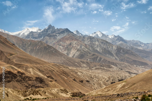 Pamir Highway in the Wakhan Corridor, taken in Tajikistan in August 2018