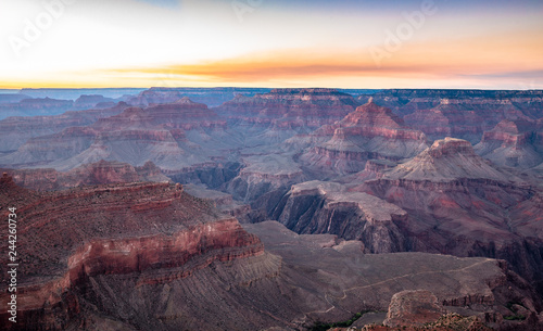 Grand Canyon at twilight, Arizona, USA