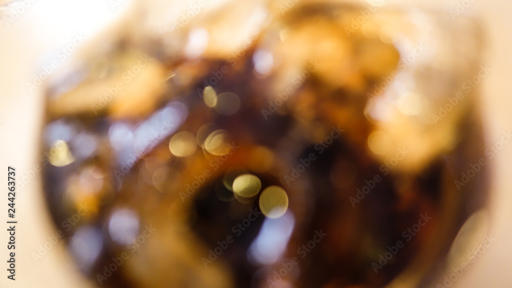 fresh fizzy of soda in the glass with bubbles background and ice cubes fresh fizzy of soda in the glass with bubbles background and ice cubes