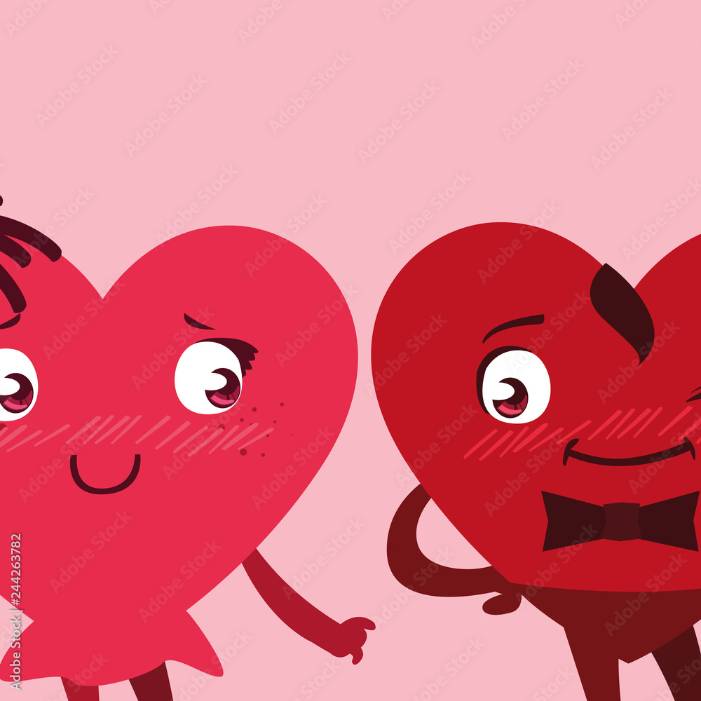 hearts couple emoticons characters hearts couple emoticons characters