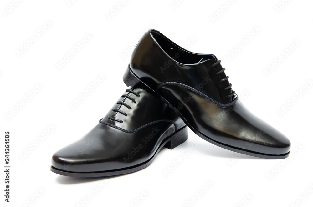 Black shoes isolated on white background Black shoes isolated on white background