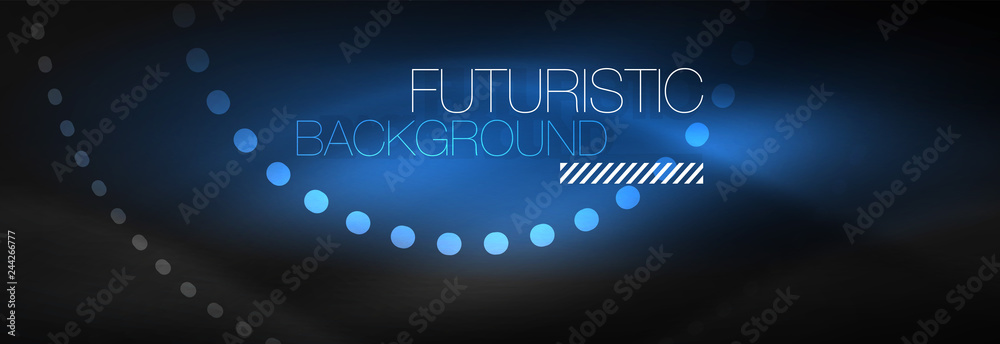 Glowing neon circle line dots, round line design, abstract style on black background. Neon abstract round circles Magic neon lights and glowing dots Glowing neon circle line dots, round line design, abstract style on black background. Neon abstract round circles Magic neon lights and glowing dots
