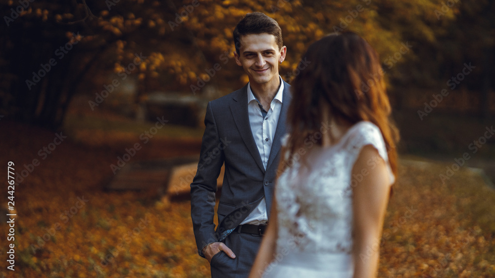 Happy couple.Wedding photo.Couple in love Happy couple.Wedding photo.Couple in love