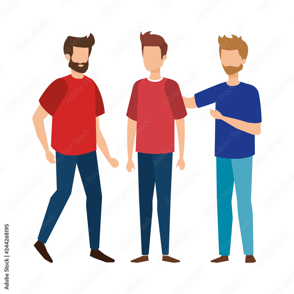 group of men avatars characters group of men avatars characters