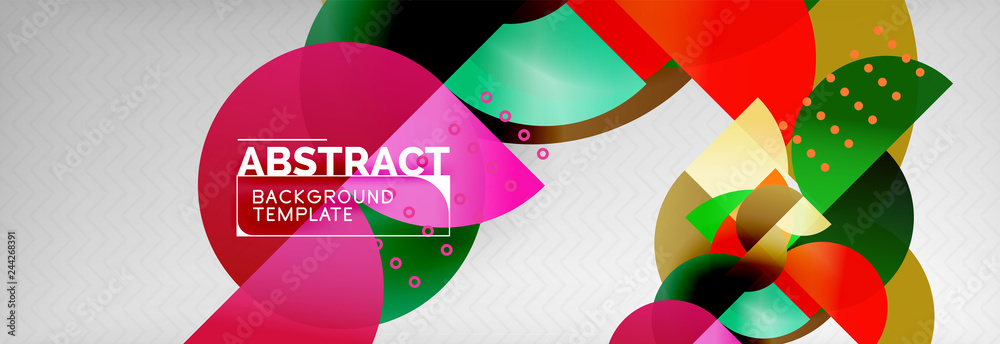 Circle composition abstract background Circle composition abstract background