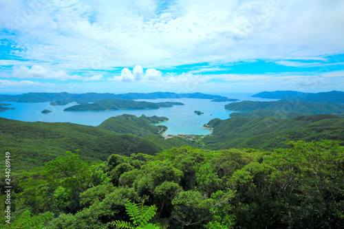 奄美大島　高知山展望台の風景