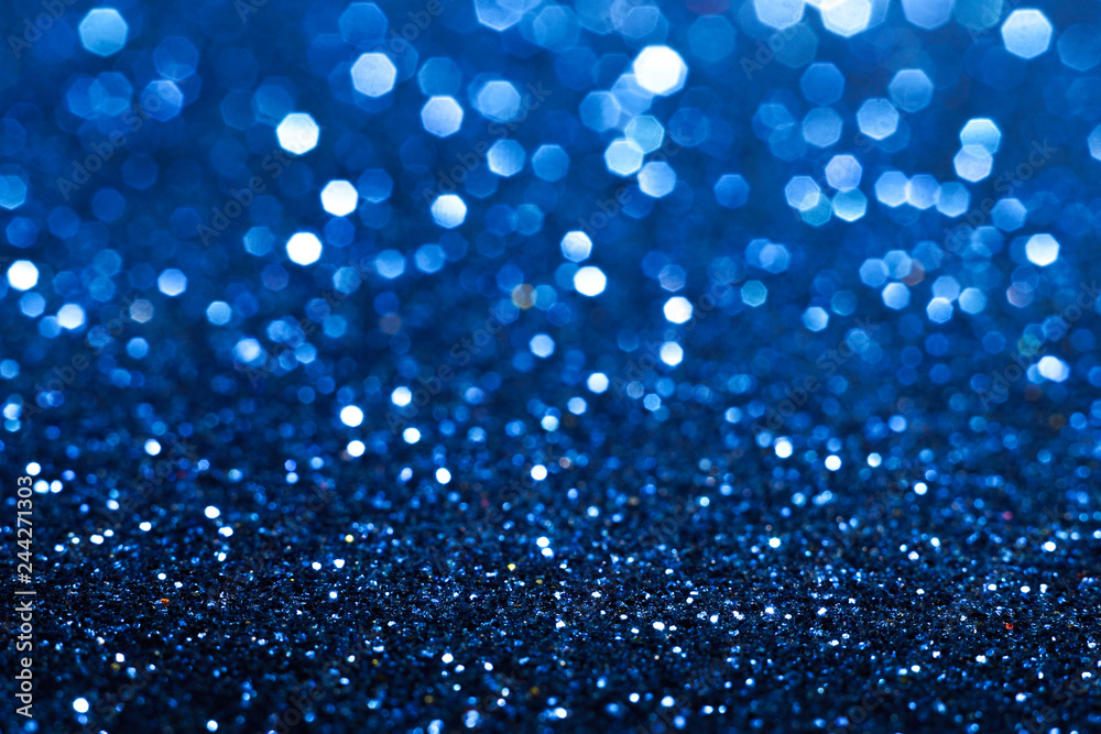 blue and white glitter abstract bokeh background Christmas blue and white glitter abstract bokeh background Christmas