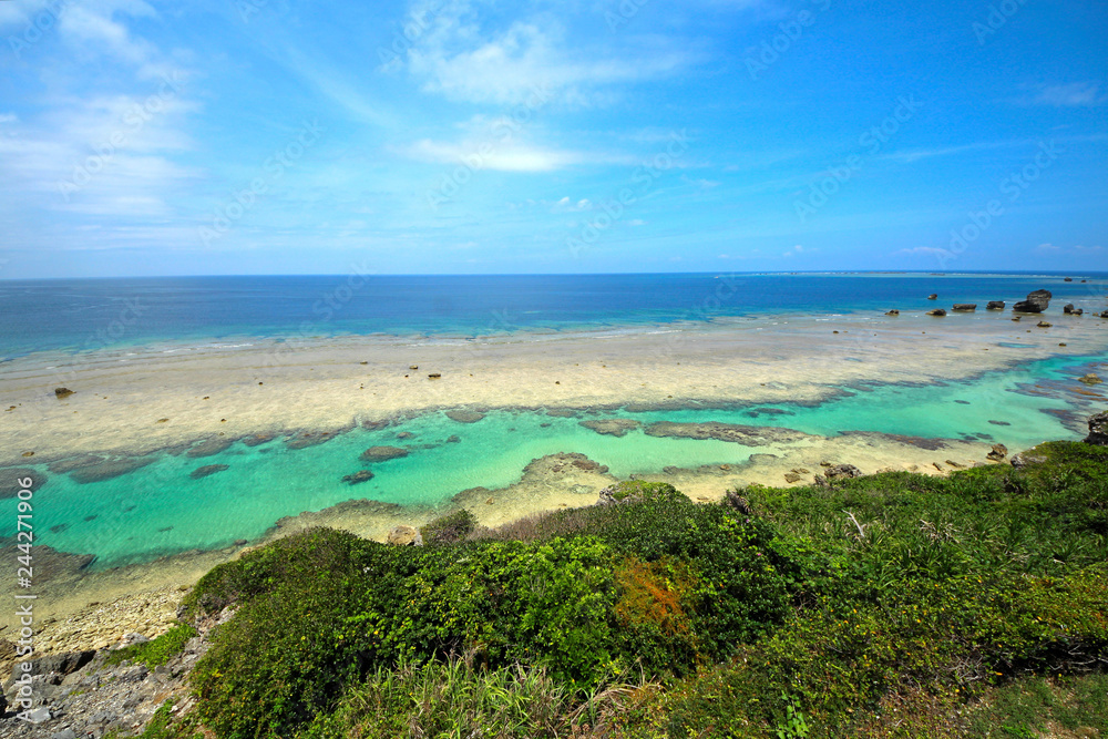 宮古島　東平安名岬の風景